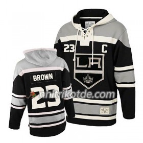 Los Angeles Kings Dustin Brown 23 Schwarz Sawyer Hooded Sweatshirt - Herren